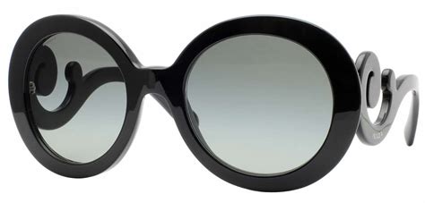 prada 52mm round baroque sunglasses|prada pr 27ns minimal baroque.